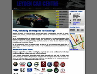 leydencarcentre.com screenshot