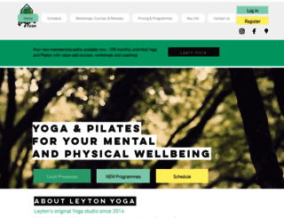 leytonyoga.com screenshot