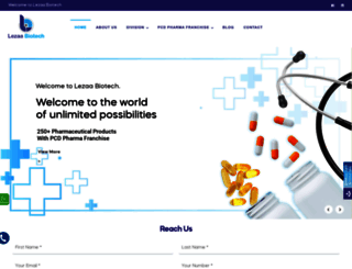 lezaabiotechpharma.com screenshot