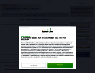 lezionidimatematica.net screenshot