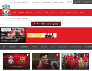 lfctour.com screenshot