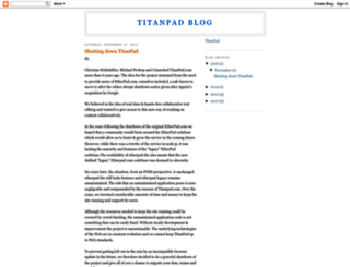 lflux.titanpad.com screenshot