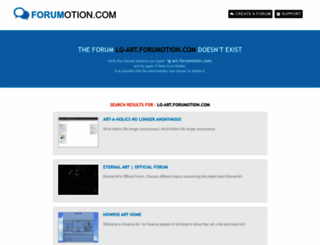 lg-art.forumotion.com screenshot
