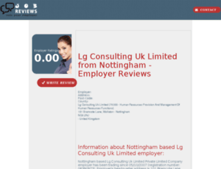 lg-consulting-uk-limited.job-reviews.co.uk screenshot