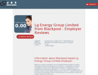 lg-energy-group-limited.job-reviews.co.uk screenshot