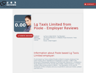 lg-taxis-limited.job-reviews.co.uk screenshot