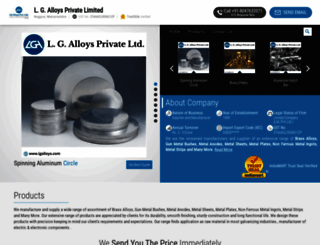 lgalloys.com screenshot