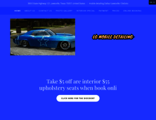 lgmobiledetailing.com screenshot