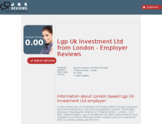 lgp-uk-investment-ltd.job-reviews.co.uk screenshot