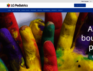 lgpediatrics.com screenshot