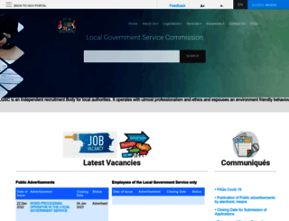 lgsc.govmu.org screenshot