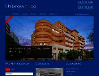 lhbrown.com.au screenshot