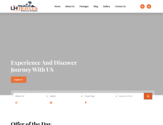 lhtravels.com screenshot