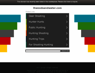 lhwoodsandwater.com screenshot