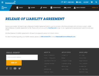 liability.mammothresorts.com screenshot