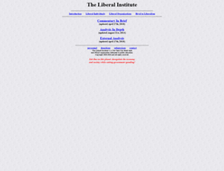 liberalinstitute.com screenshot