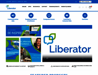 liberator.co.uk screenshot