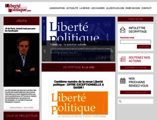 libertepolitique.com screenshot