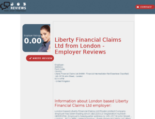 liberty-financial-claims-ltd.job-reviews.co.uk screenshot