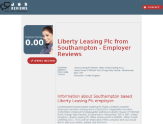 liberty-leasing-plc.job-reviews.co.uk screenshot