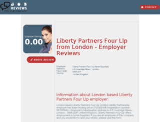 liberty-partners-four-llp.job-reviews.co.uk screenshot