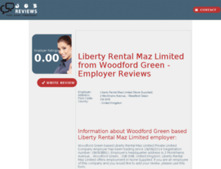liberty-rental-maz-limited.job-reviews.co.uk screenshot
