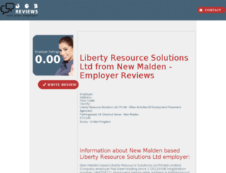 liberty-resource-solutions-ltd.job-reviews.co.uk screenshot