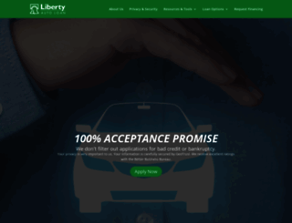 libertyautoloan.com screenshot