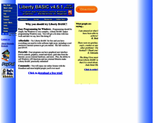 libertybasic.com screenshot