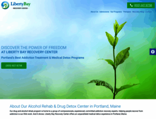 libertybayrecovery.com screenshot