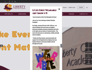 libertychristianacademy.org screenshot