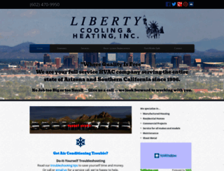 libertycooling.com screenshot