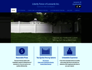 libertyfencenj.com screenshot