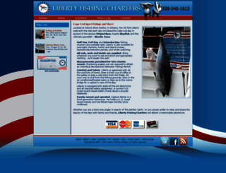 libertyfishingcharters.com screenshot