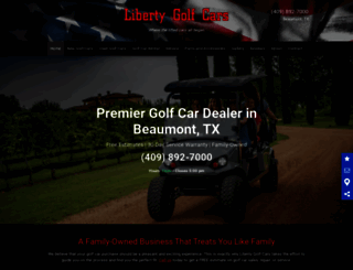 libertygolfcarstx.com screenshot