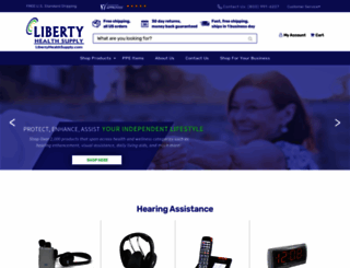 libertyhealthsupply.com screenshot