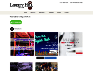 libertyhillumc.org screenshot