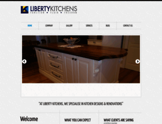 libertykitchens.com.au screenshot