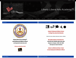 libertyliberalartsacademy.com screenshot