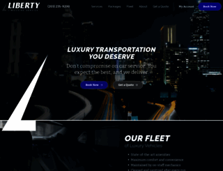 libertylimousine.com screenshot