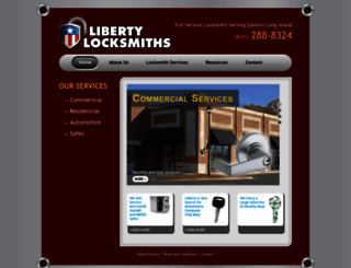 libertylockandkey.com screenshot