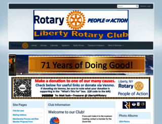 libertynyrotary.org screenshot