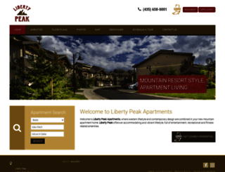 libertypeakapartments.com screenshot