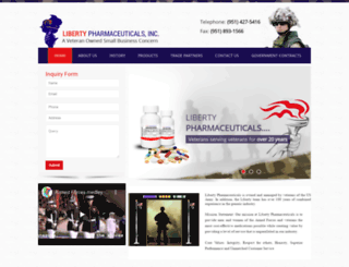 libertypharmaceuticalsinc.com screenshot