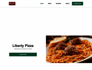 libertypizzaclintonhill.com screenshot