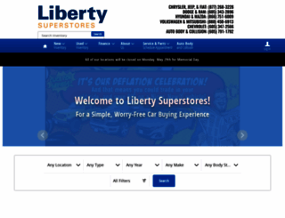 libertysuperstores.com screenshot