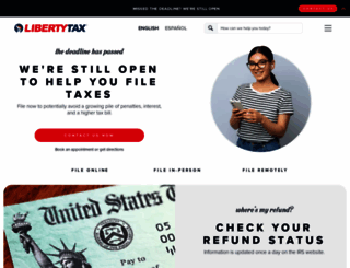 libertytax.com screenshot
