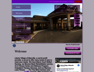 libertyvillageofmaryville.com screenshot