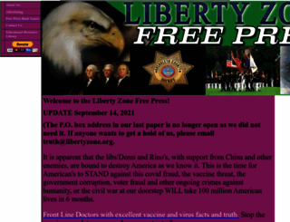 libertyzonefreepress.com screenshot