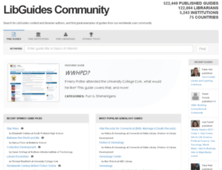 libguides.com screenshot